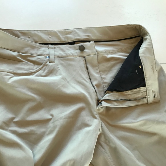 NEW LULULEMON KHAKI ABC CLASSIC-FIT 5 POCKET 34 x 28 - Picture 14 of 16